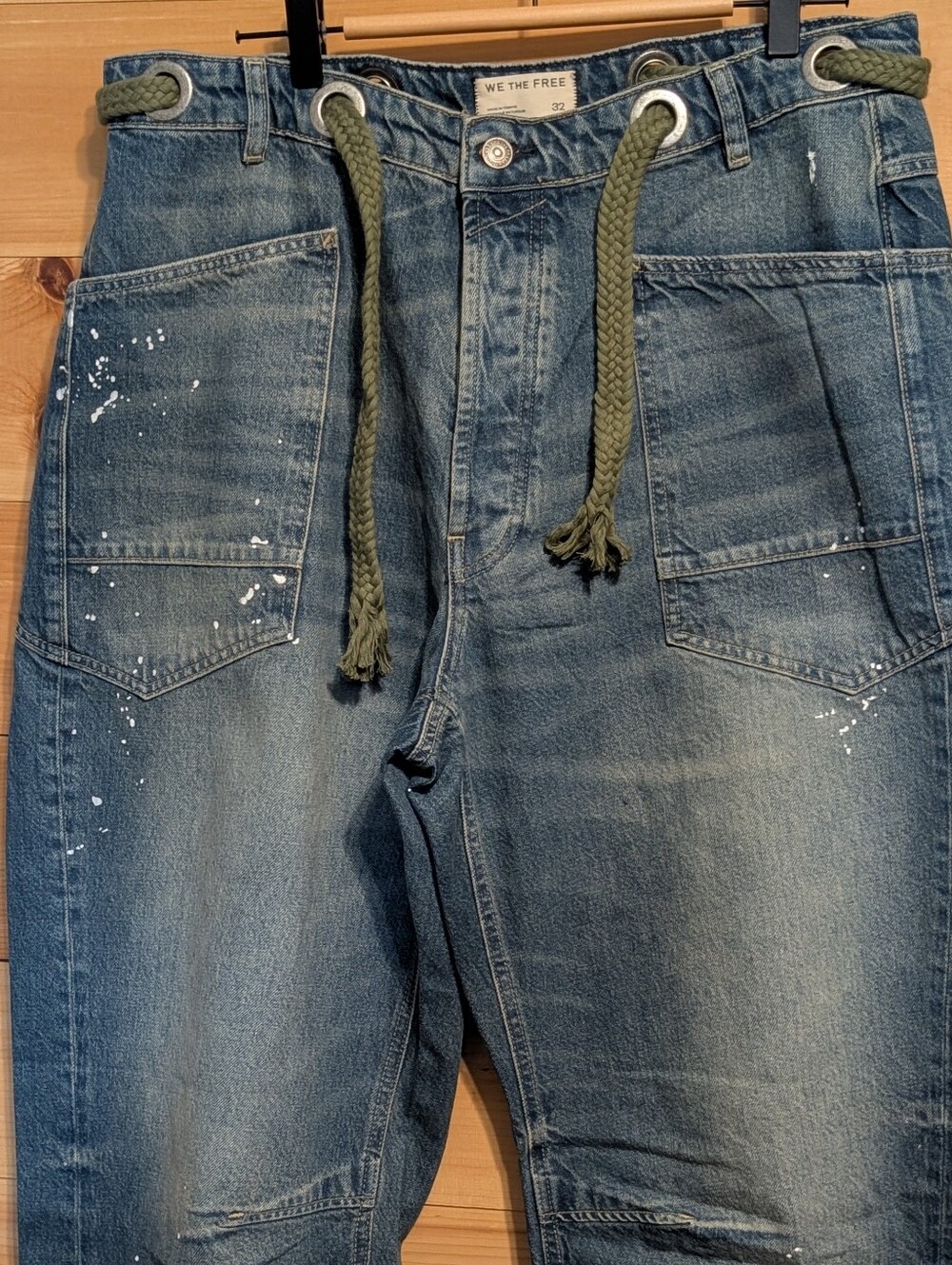 We The Free By Free People Moxie Jeans * NWOT *32 - Picture 4 of 4
